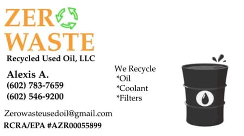 Zero Waste recycled used oil llc - Photo 2
